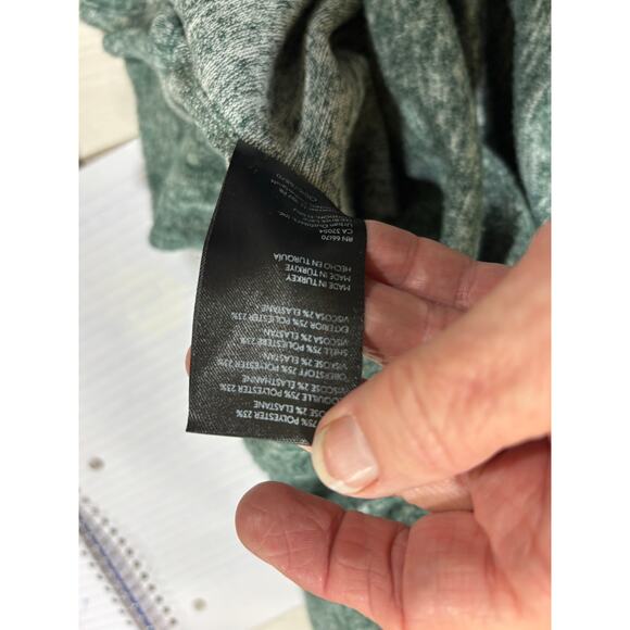 Maeve by Anthropologie Cowl Neck Sweater XL Green Soft Knit Long Sleeve Pullover - Picture 5 of 7